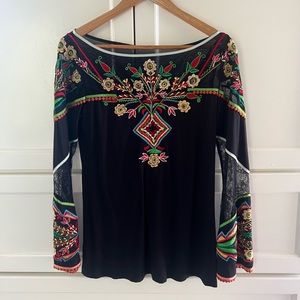 Embroidered Blouse, Brand New
